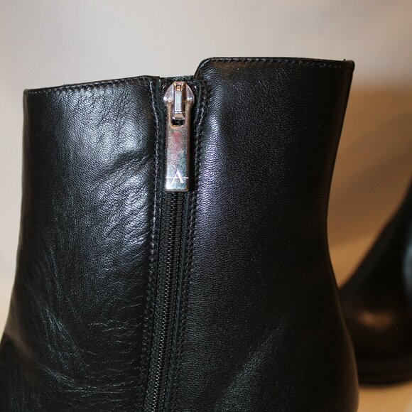 NIB AQUATALIA ROMEA NAPPA LEATHER BLACK BOOTS SZ 10 $695 - Picture 6 of 6